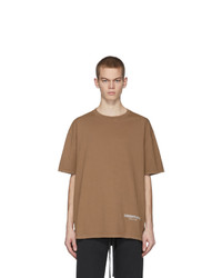 T-shirt à col rond marron clair Essentials