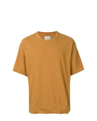 T-shirt à col rond marron clair Laneus