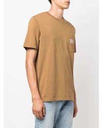 T-shirt à col rond marron clair Carhartt WIP