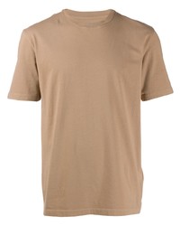 T-shirt à col rond marron clair Maison Margiela