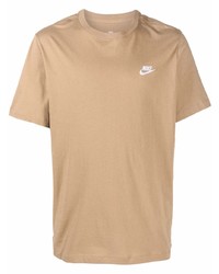 T-shirt à col rond marron clair Nike