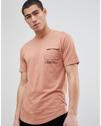 T-shirt à col rond marron clair ONLY & SONS