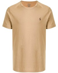 T-shirt à col rond marron clair Polo Ralph Lauren