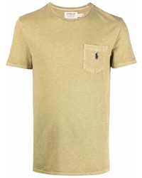 T-shirt à col rond marron clair Polo Ralph Lauren