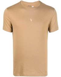 T-shirt à col rond marron clair Polo Ralph Lauren