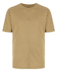 T-shirt à col rond marron clair PS Paul Smith