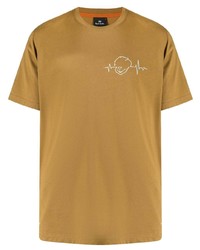 T-shirt à col rond marron clair PS Paul Smith