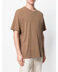 T-shirt à col rond marron clair Yeezy