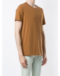 T-shirt à col rond marron clair OSKLEN