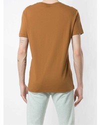 T-shirt à col rond marron clair OSKLEN