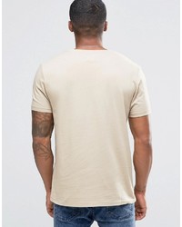 T-shirt à col rond marron clair Asos