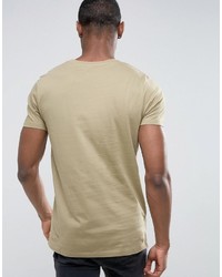 T-shirt à col rond marron clair Asos