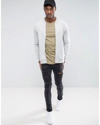 T-shirt à col rond marron clair Asos