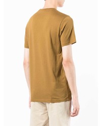 T-shirt à col rond marron clair PS Paul Smith