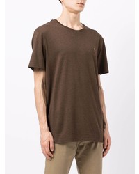 T-shirt à col rond marron foncé Polo Ralph Lauren