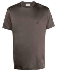 T-shirt à col rond marron foncé Low Brand