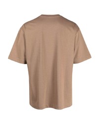 T-shirt à col rond marron Filippa K