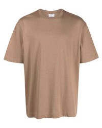 T-shirt à col rond marron Filippa K
