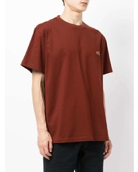 T-shirt à col rond marron Wooyoungmi