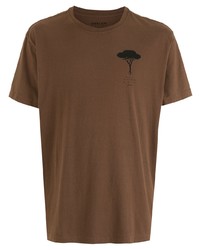 T-shirt à col rond marron OSKLEN