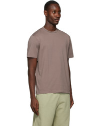 T-shirt à col rond marron Acne Studios