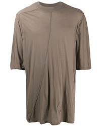 T-shirt à col rond marron Rick Owens DRKSHDW