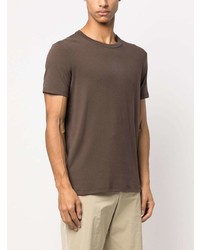 T-shirt à col rond marron Tom Ford
