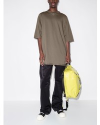 T-shirt à col rond marron Rick Owens DRKSHDW