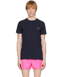 T-shirt à col rond marron Versace Underwear