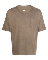 T-shirt à col rond marron VISVIM