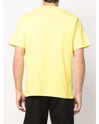 T-shirt à col rond moutarde Buscemi