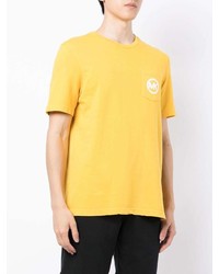 T-shirt à col rond moutarde Michael Kors