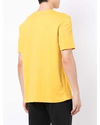 T-shirt à col rond moutarde Michael Kors