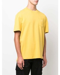 T-shirt à col rond moutarde Puma