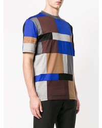 T-shirt à col rond multicolore Lanvin