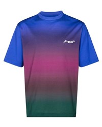 T-shirt à col rond multicolore Missoni