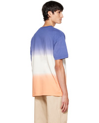 T-shirt à col rond multicolore A.P.C.