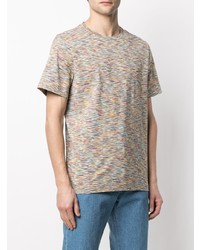 T-shirt à col rond multicolore Missoni