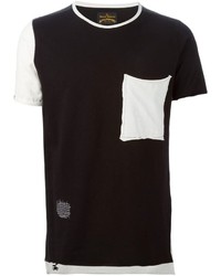 T-shirt à col rond noir et blanc Vivienne Westwood