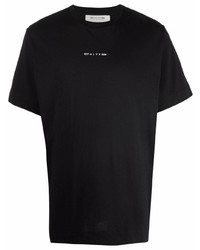 T-shirt à col rond noir 1017 Alyx 9Sm