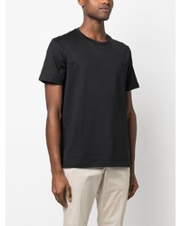 T-shirt à col rond noir Dondup