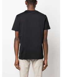 T-shirt à col rond noir Dondup