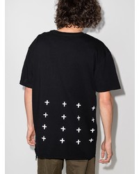 T-shirt à col rond noir Ksubi