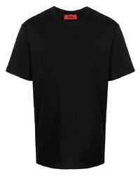 T-shirt à col rond noir 424