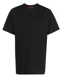 T-shirt à col rond noir 424
