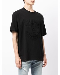 T-shirt à col rond noir AAPE BY A BATHING APE