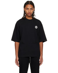 T-shirt à col rond noir AAPE BY A BATHING APE