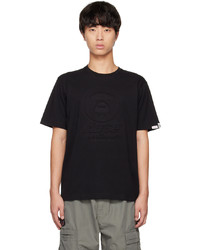 T-shirt à col rond noir AAPE BY A BATHING APE