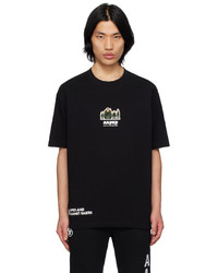 T-shirt à col rond noir AAPE BY A BATHING APE