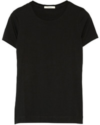 T-shirt à col rond noir ADAM by Adam Lippes